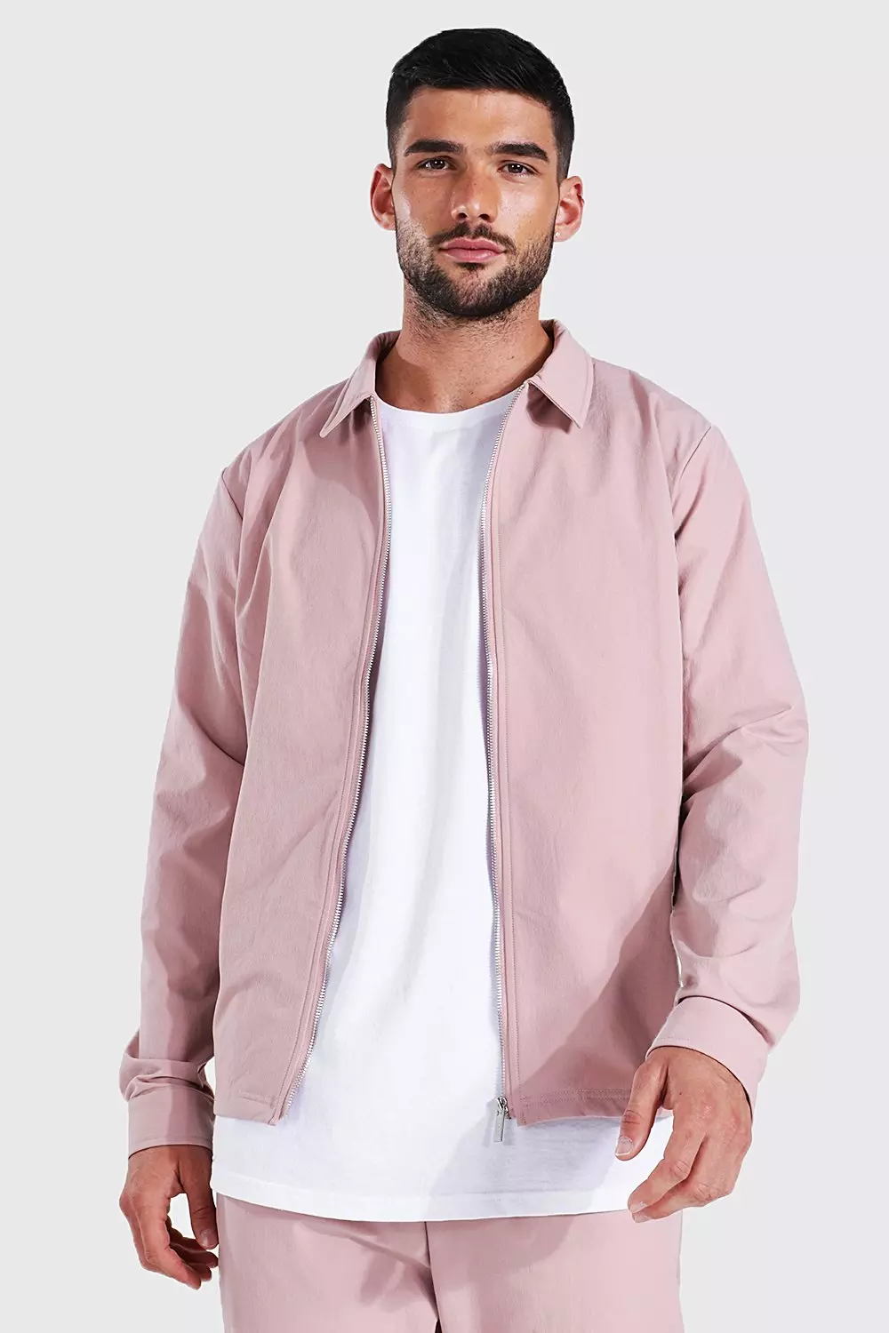 Pink 2025 harrington jacket